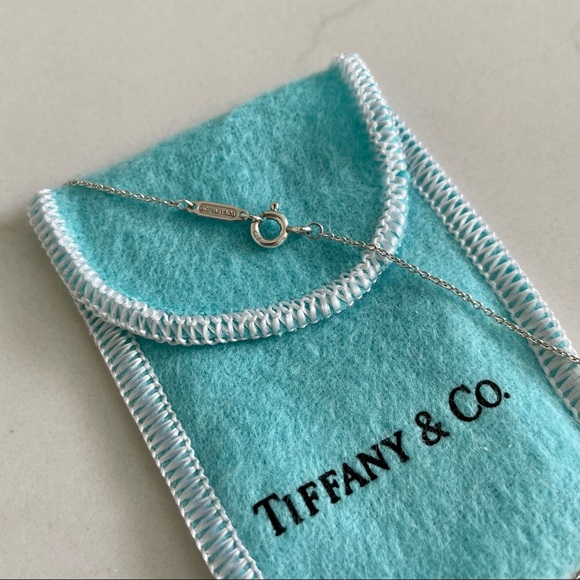 Tiffany & Co. 1837 Interlocking Circles Silver Pendant Necklace - Picture 2 of 7